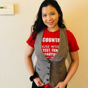 Charlotte Russe Grey Vest